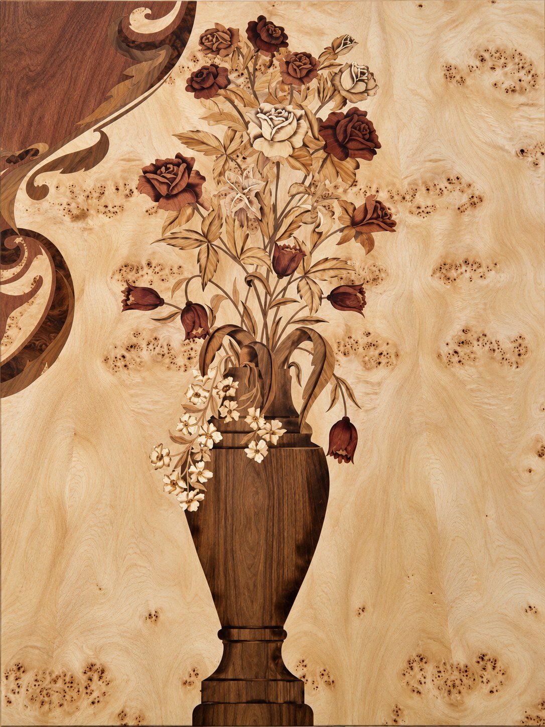 Pannello con vaso di fiori (immagine migliorata)